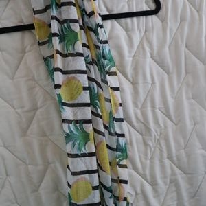 Stripes and pineapple scarf!